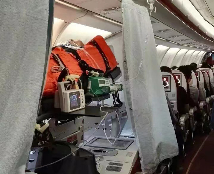 卢龙县跨国医疗包机、航空担架